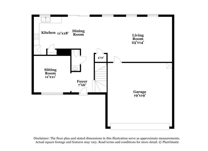 1,975/Mo, 5948 Pennycross Ln Charlotte, NC 28216 Floor Plan View
