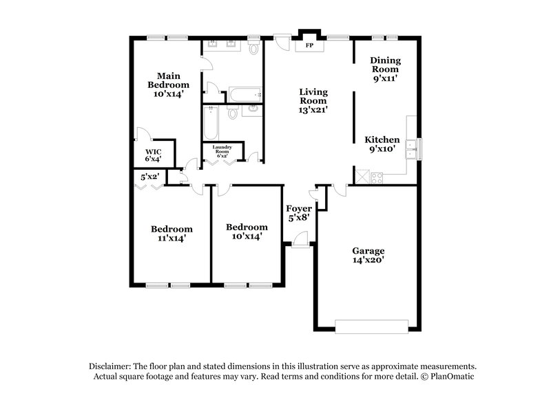 1,910/Mo, 11400 Red Hickory Ln Charlotte, NC 28273 Floor Plan View