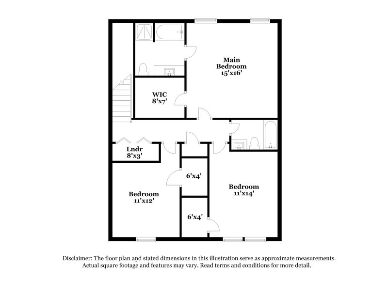2,040/Mo, 4610 Palustris Ct Charlotte, NC 28269 Floorplan View 2