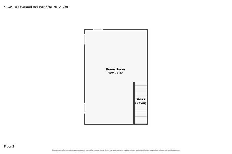 2,340/Mo, 15541 Dehavilland Dr Charlotte, NC 28278 Floorplan View 2