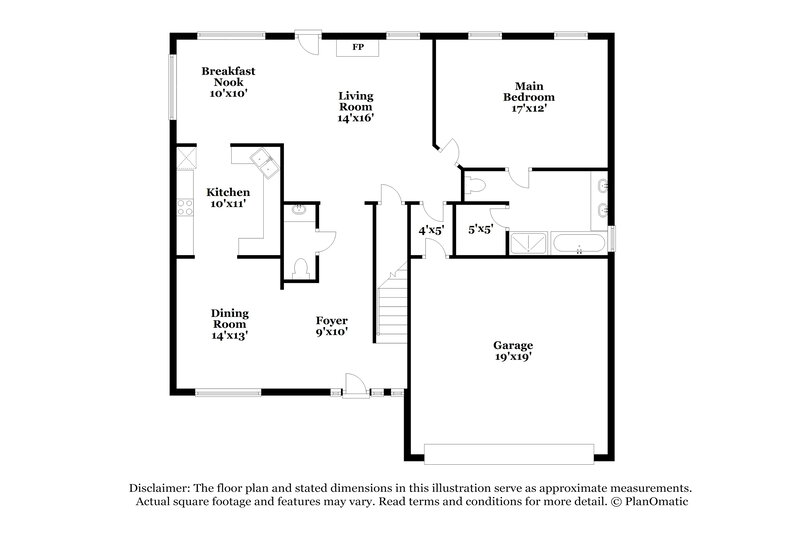 3,100/Mo, 4006 Brookforest Ln Indian Trail, NC 28079 Floor Plan View
