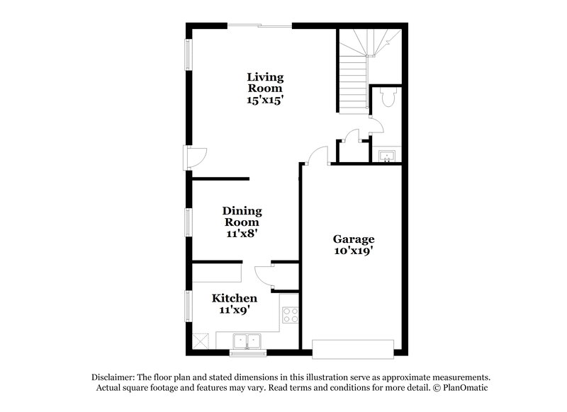 1,715/Mo, 8733 Cinnabay Dr Charlotte, NC 28216 Floor Plan View