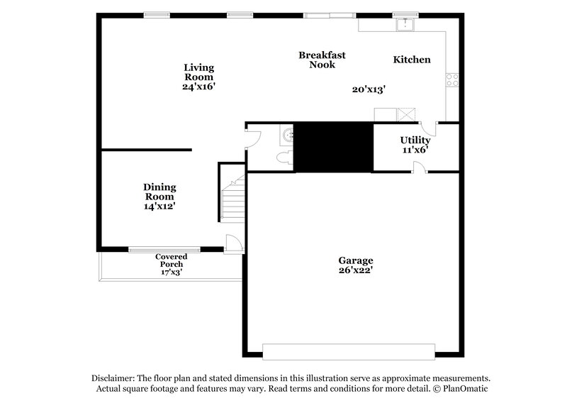2,050/Mo, 9307 John Russell Rd Charlotte, NC 28215 Floor Plan View