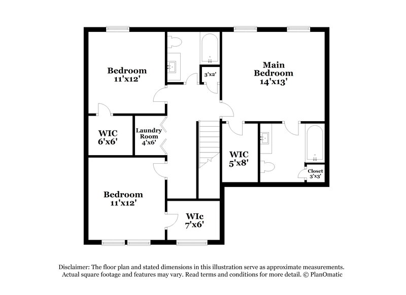 2,150/Mo, 911 Reigate Rd Charlotte, NC 28262 Floor Plan View 2