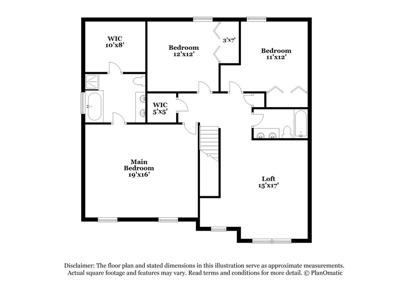 1,930/Mo, 8238 Escaflowne Ave Charlotte, NC 28216 Floor Plan View