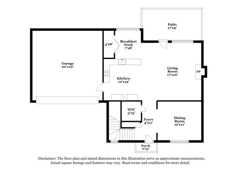 2,395/Mo, 2605 Brahman Meadows Ln Charlotte, NC 28273 Floor Plan View