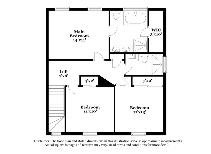 2,395/Mo, 2605 Brahman Meadows Ln Charlotte, NC 28273 Floor Plan View 2
