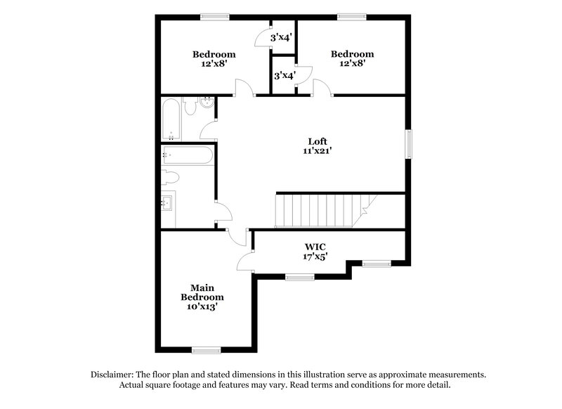 1,840/Mo, 2002 Beckwith Ln Waxhaw, NC 28173 Floor Plan View 2