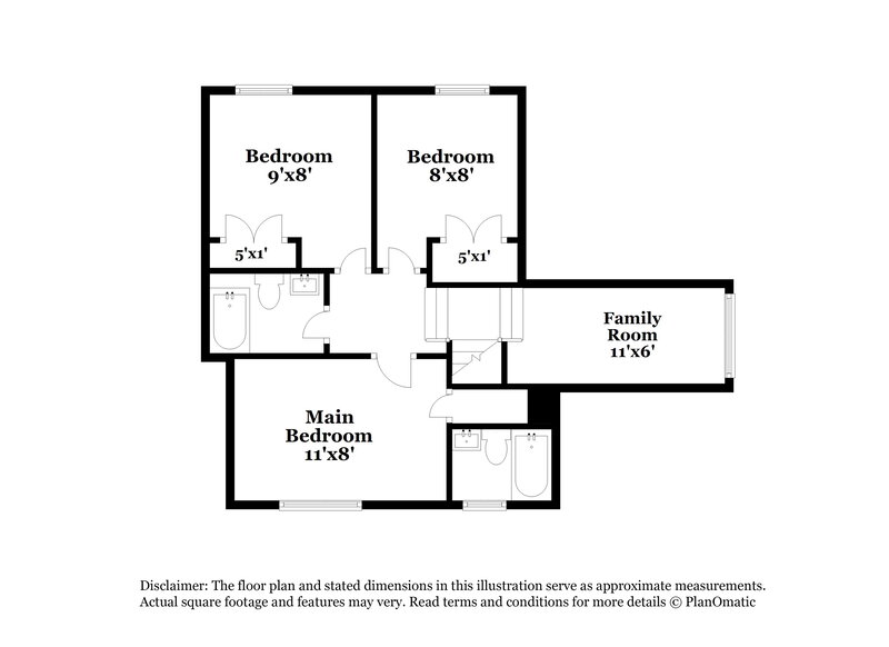 1,800/Mo, 11313 Red Finch Ln Charlotte, NC 28214 Floorplan View 2