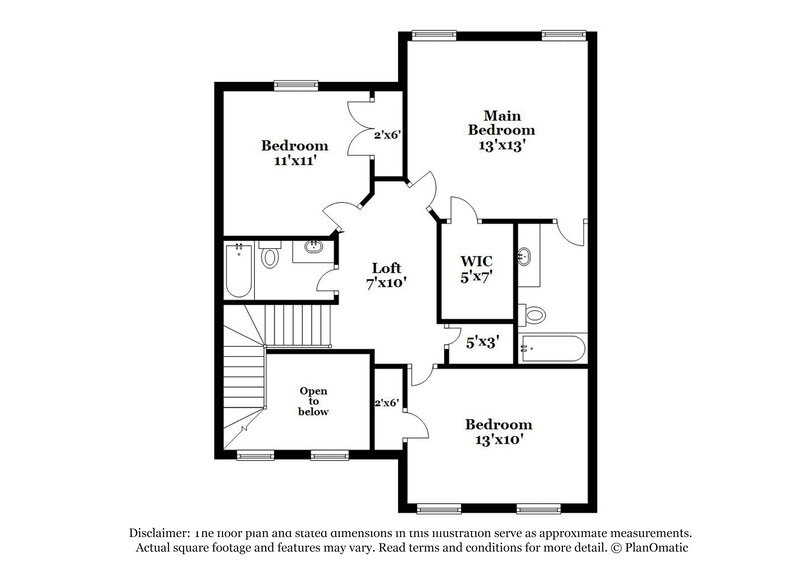 2,165/Mo, 10217 Meadow Crossing Ln Cornelius, NC 28031 Floor Plan View 2