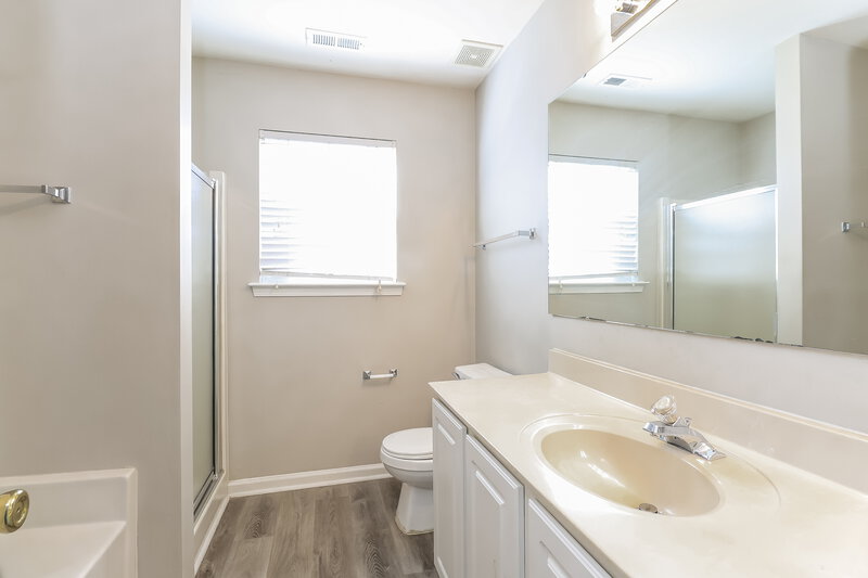 1,910/Mo, 6504 Wild Orchid Ct Charlotte, NC 28262 Main Bathroom View