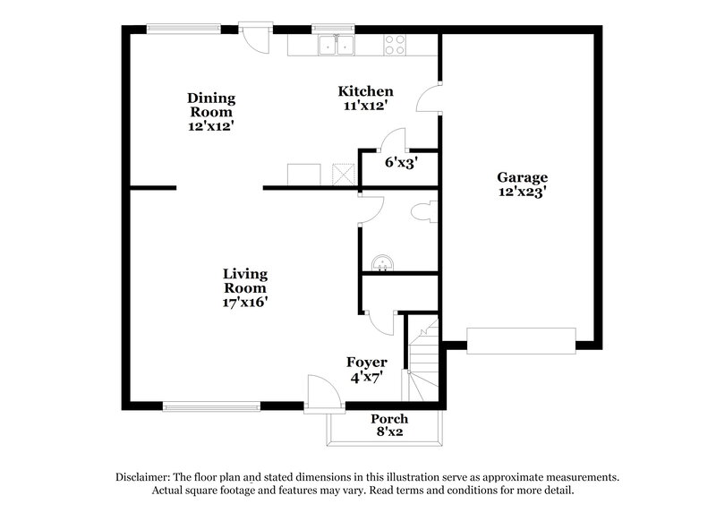 2,510/Mo, 434 Glencroft Dr Wingate, NC 28174 Floorplan View