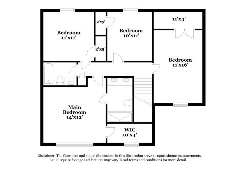 2,510/Mo, 434 Glencroft Dr Wingate, NC 28174 Floorplan View 2