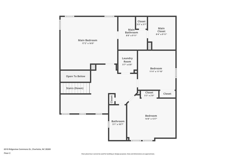 2,265/Mo, 6510 Ridgeview Commons Dr Charlotte, NC 28269 Floor Plan View 2
