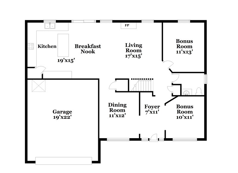 2,560/Mo, 3919 Cassidy Dr Waxhaw, NC 28173 Floor Plan View