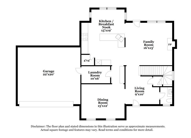 2,435/Mo, 8607 Castle Cliff Dr Matthews, NC 28105 Floorplan View