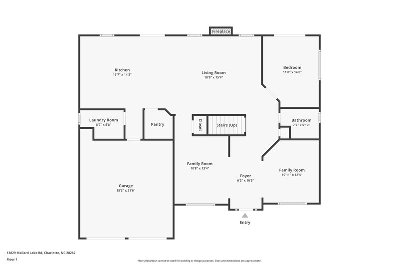 2,685/Mo, 13829 Mallard Lake Rd Charlotte, NC 28262 Floor Plan View