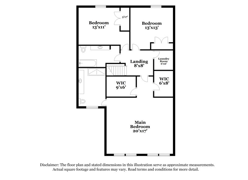 2,720/Mo, 8037 Moose Creek Dr Charlotte, NC 28214 Floorplan View 2