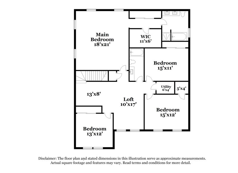 2,485/Mo, 2320 Highland Park Dr Charlotte, NC 28269 Floorplan View 2