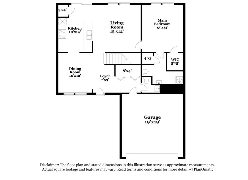 1,895/Mo, 12632 Dervish Ln Charlotte, NC 28269 Floor Plan View