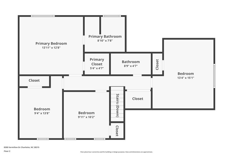 1,920/Mo, 8300 Vermilion Dr Charlotte, NC 28215 Floor Plan View