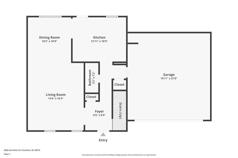 1,920/Mo, 8300 Vermilion Dr Charlotte, NC 28215 Floor Plan View 2