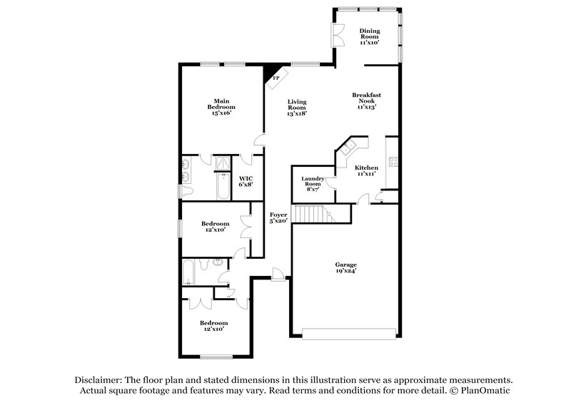 2,380/Mo, 4013 Lawrence Daniel Dr Matthews, NC 28104 Floor Plan View