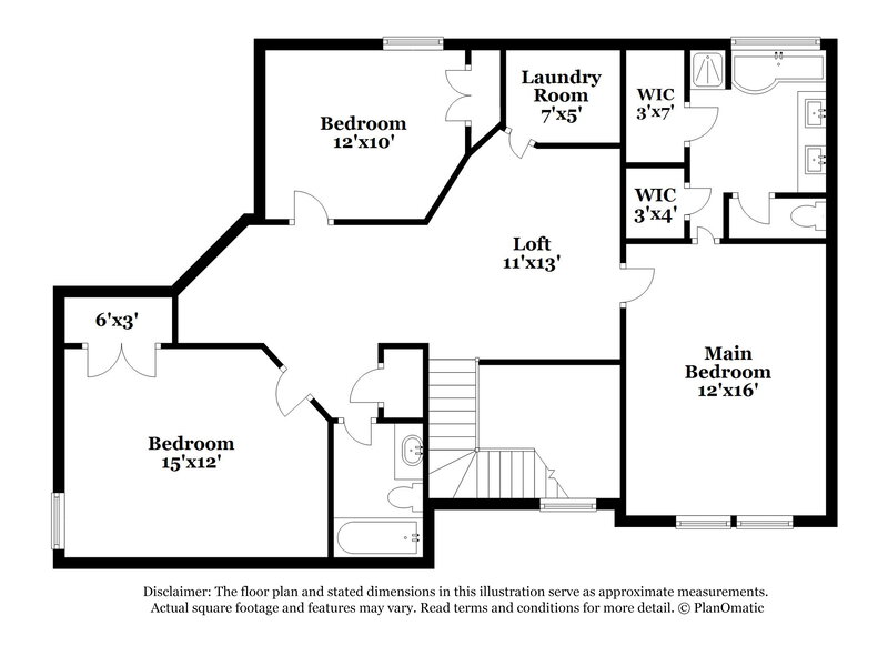 2,155/Mo, 10907 Delsing Ct Charlotte, NC 28214 Floorplan View