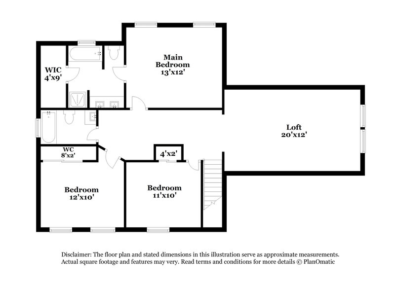 1,950/Mo, 6038 Shining Oak Ln Charlotte, NC 28269 Floor Plan View 2