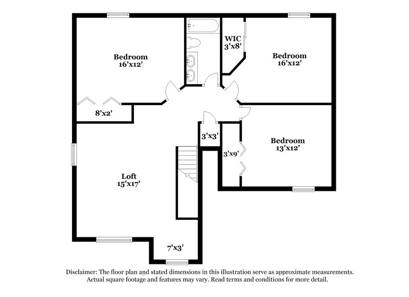 2,180/Mo, 1629 Poplar Shadow Dr Huntersville, NC 28078 Floor Plan View