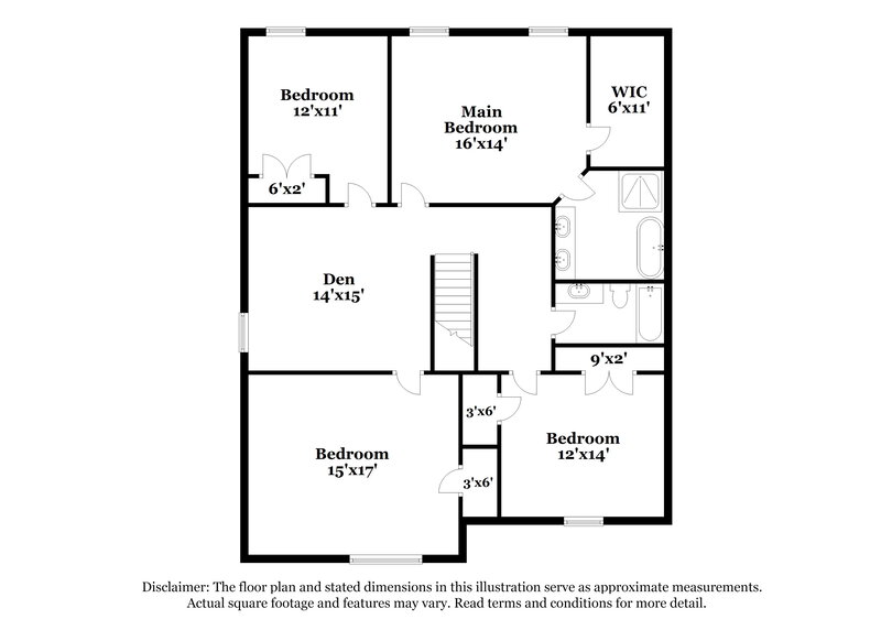 2,525/Mo, 7517 Mary Jo Helms Dr Charlotte, NC 28215 Floorplan View 2