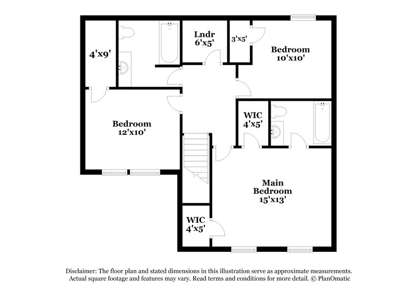 1,805/Mo, 5122 Grays Ridge Dr Charlotte, NC 28269 Floor Plan View 2