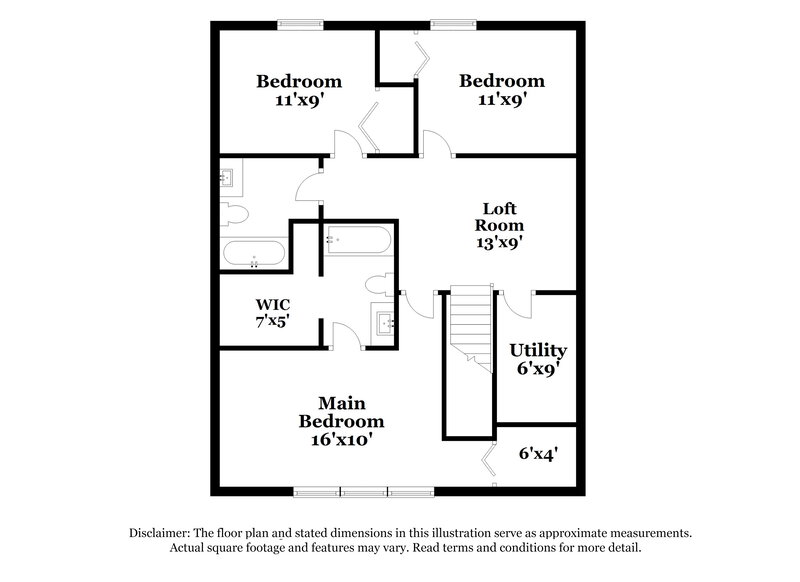 1,785/Mo, 7054 Sycamore Grove Ct Charlotte, NC 28227 Floor Plan View 2