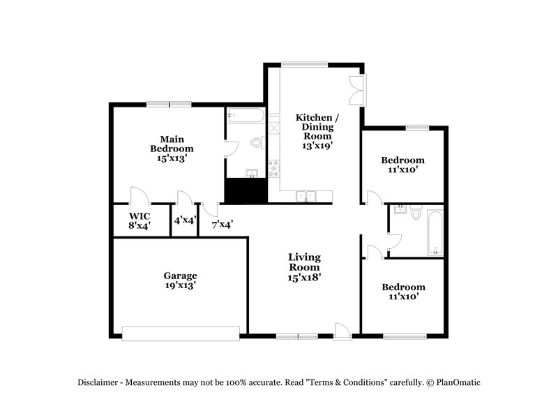 2,630/Mo, 1204 Piney Church Rd Concord, NC 28025 Floor Plan View