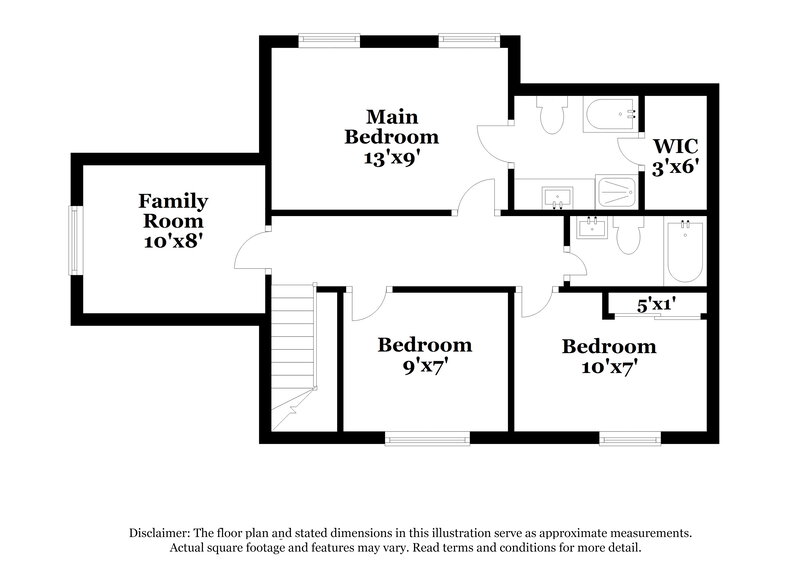 1,845/Mo, 10535 Green Hedge Ave Charlotte, NC 28269 Floor Plan View 2