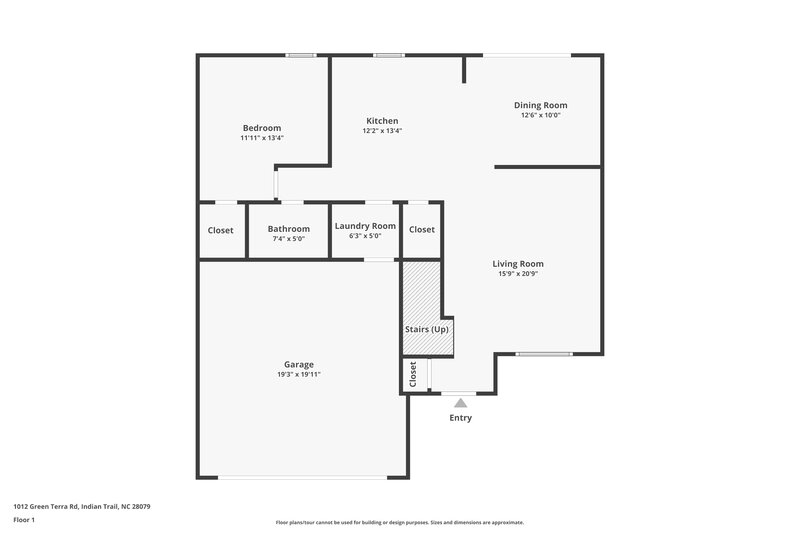 2,310/Mo, 1012 Green Terra Rd Indian Trail, NC 28079 Floor Plan View