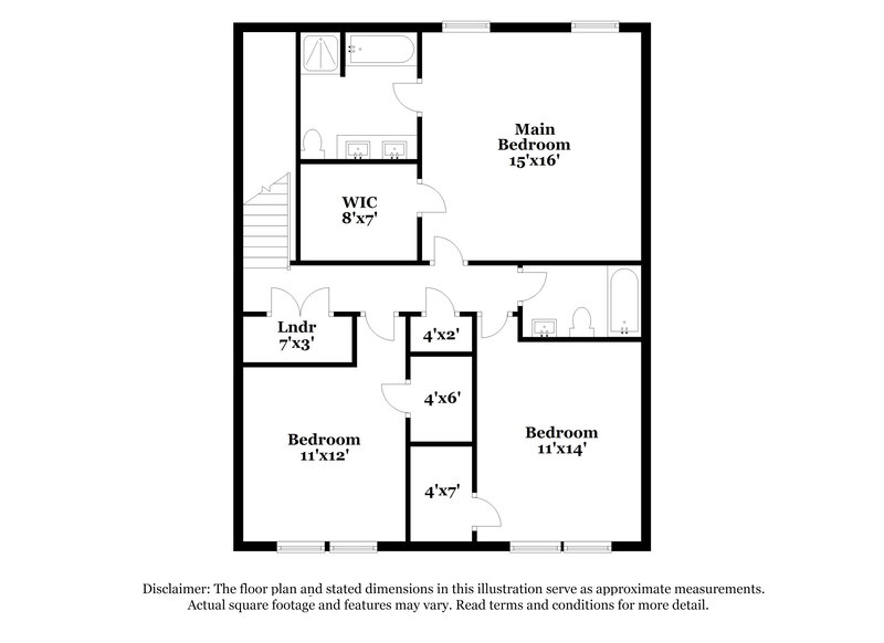 1,935/Mo, 4807 Manchineel Ln Monroe, NC 28110 Floorplan View 2