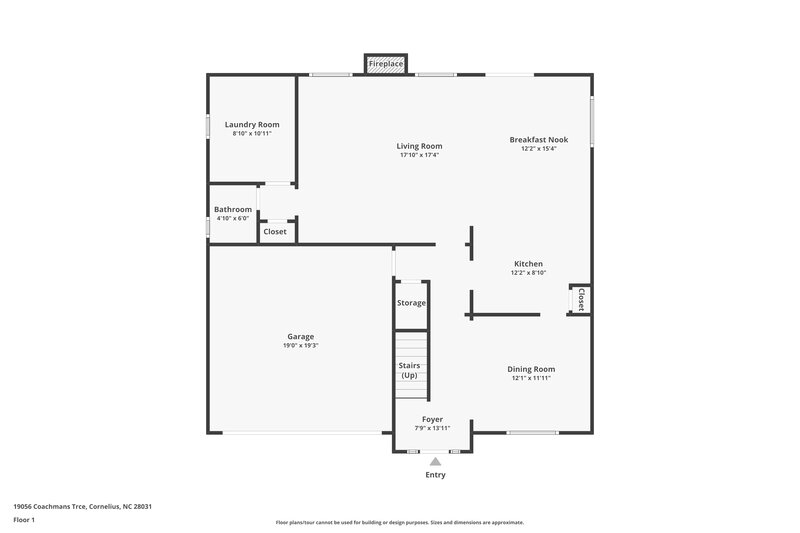 2,335/Mo, 19056 Coachmans Trce Cornelius, NC 28031 Floor Plan View