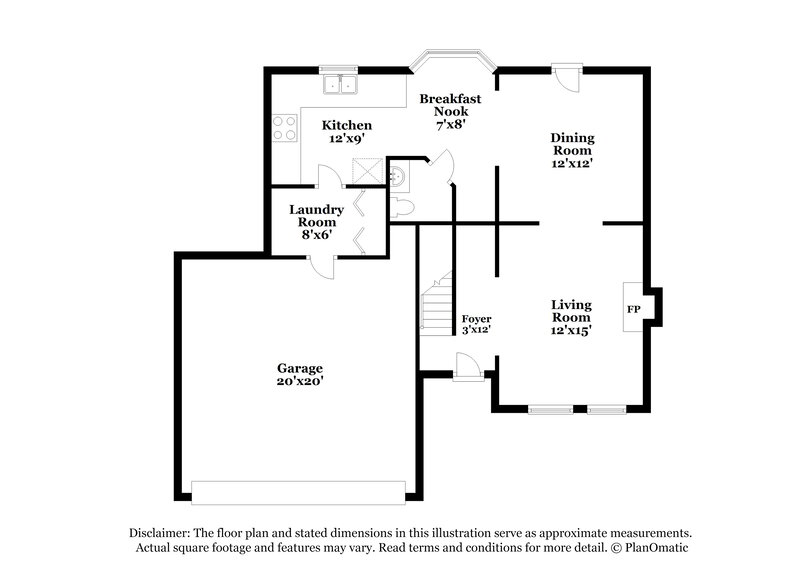 1,985/Mo, 3226 Burkston Rd Charlotte, NC 28269 Floor Plan View