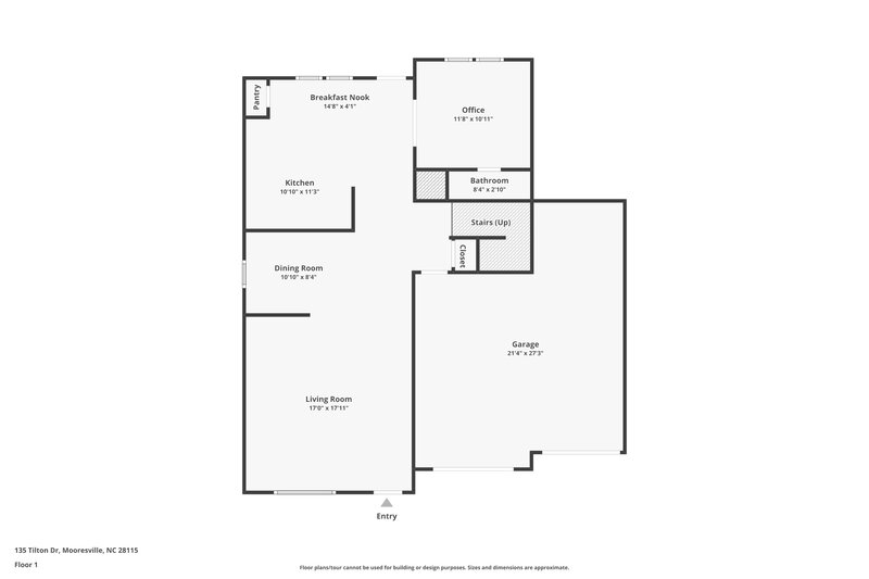 2,115/Mo, 135 Tilton Dr Mooresville, NC 28115 Floor Plan View