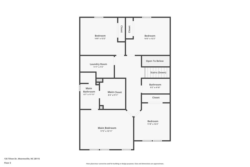 2,115/Mo, 135 Tilton Dr Mooresville, NC 28115 Floor Plan View 2