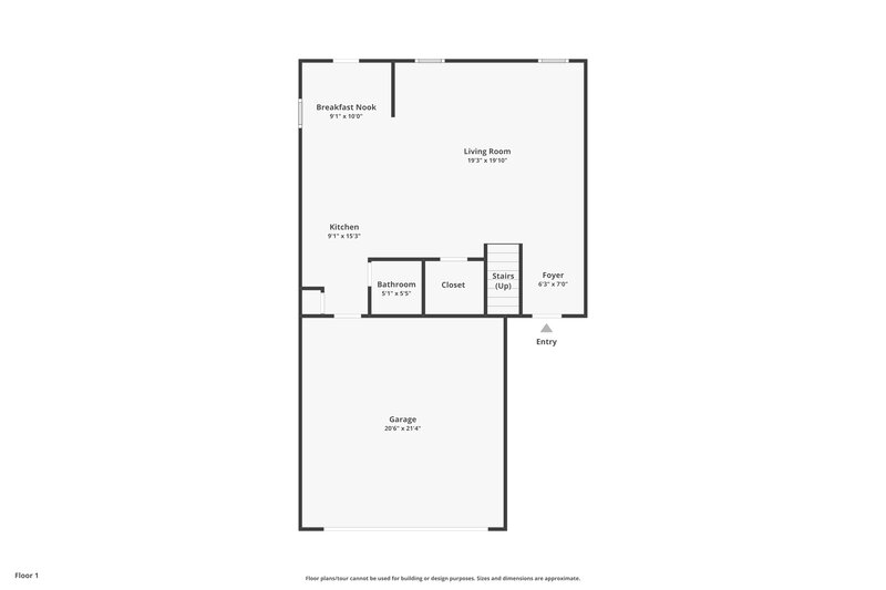 1,950/Mo, 10746 Derryrush Dr Charlotte, NC 28213 Floorplan View