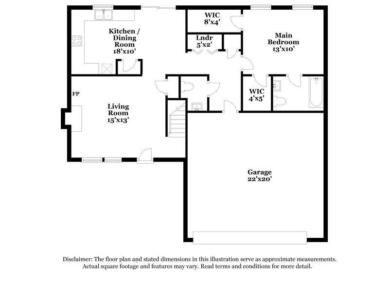 2,055/Mo, 7031 Coble Ave Charlotte, NC 28215 Floorplan View