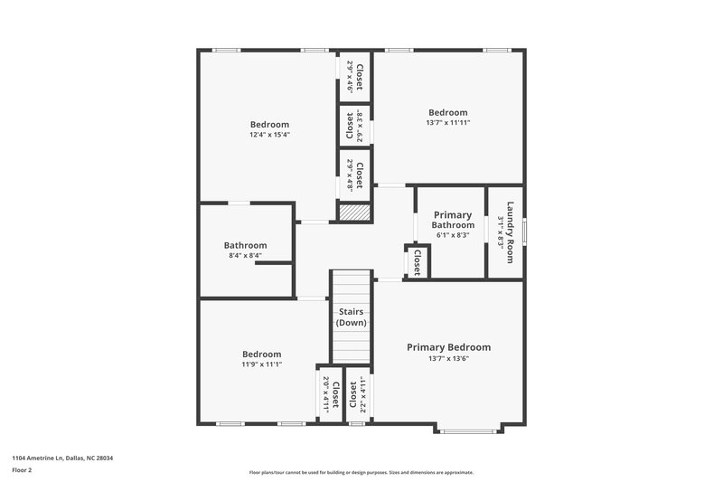 2,025/Mo, 1104 Ametrine Ln Dallas, NC 28034 Floor Plan View 2