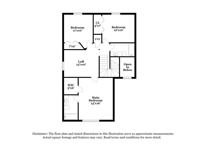 2,015/Mo, 3910 Hunter Hill Ln Charlotte, NC 28216 Floor Plan View 2