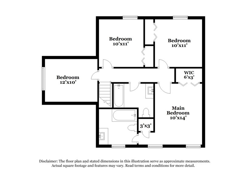 1,615/Mo, 2041 Mallard Pine Ct Charlotte, NC 28262 Floor Plan View 2