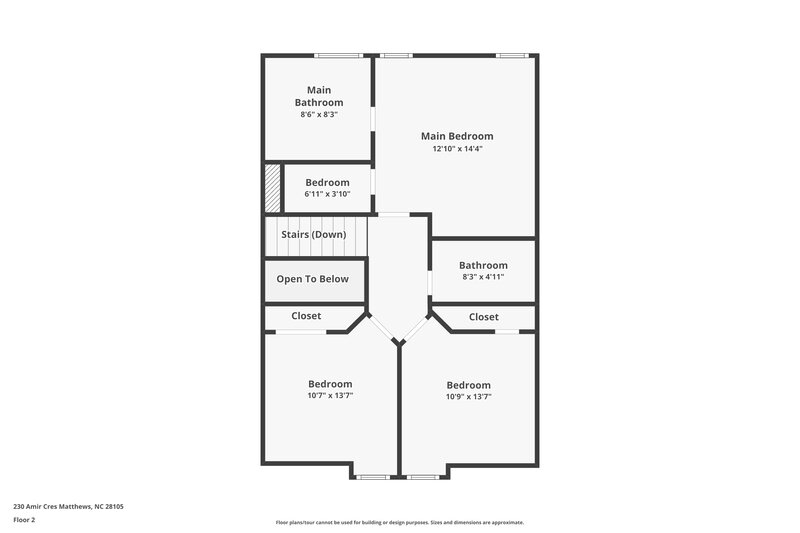 2,165/Mo, 230 Amir Cir Matthews, NC 28105 Floor Plan View 2