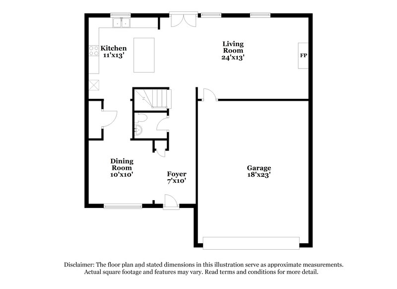 1,975/Mo, 1655 Moss Creek Dr Harrisburg, NC 28075 Floor Plan View