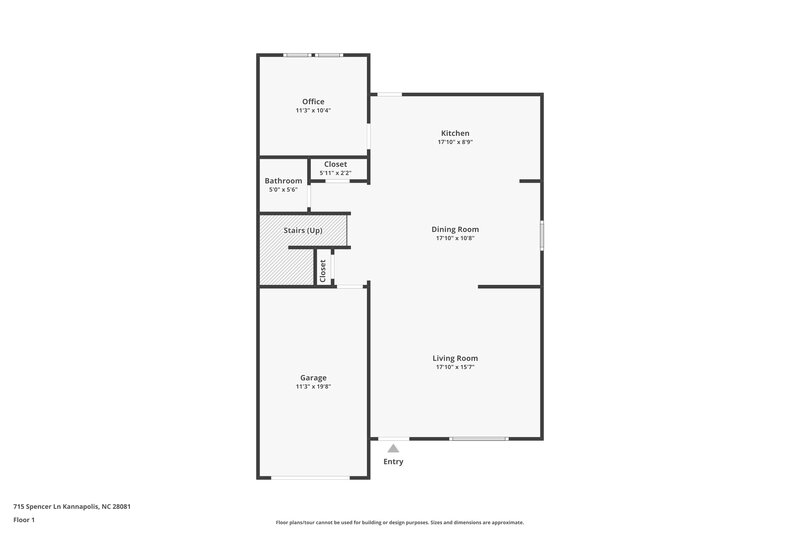 2,105/Mo, 715 Spencer Ln Kannapolis, NC 28081 Floor Plan View 2