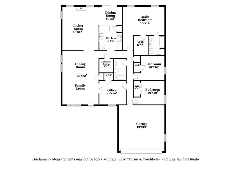 2,195/Mo, 9321 White Aspen Pl Charlotte, NC 28269 Floor Plan View